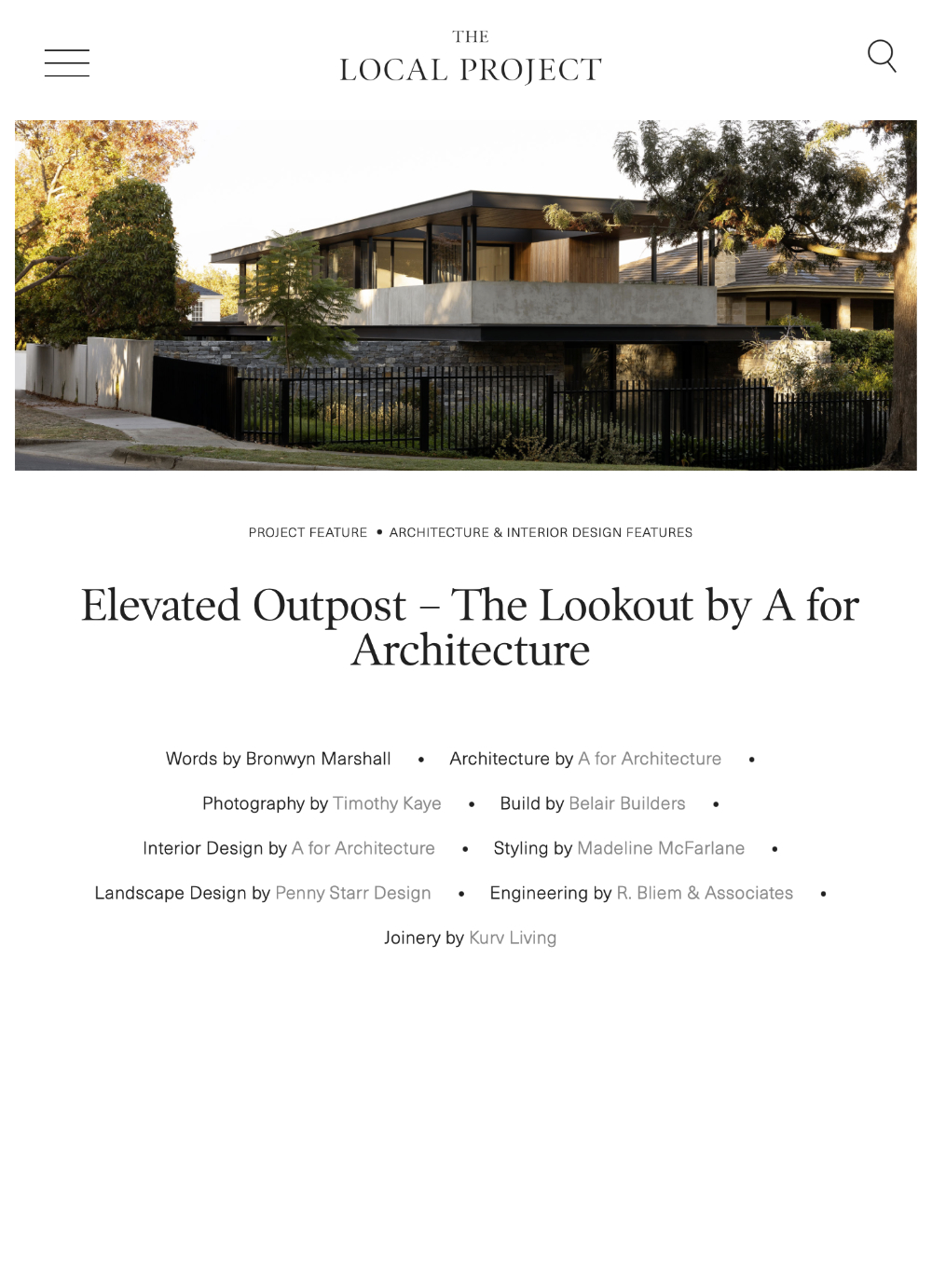 The Local Project – Elevated Outpost