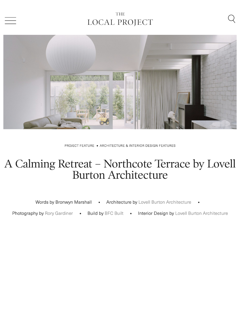 The Local Project – Northcote Terrace