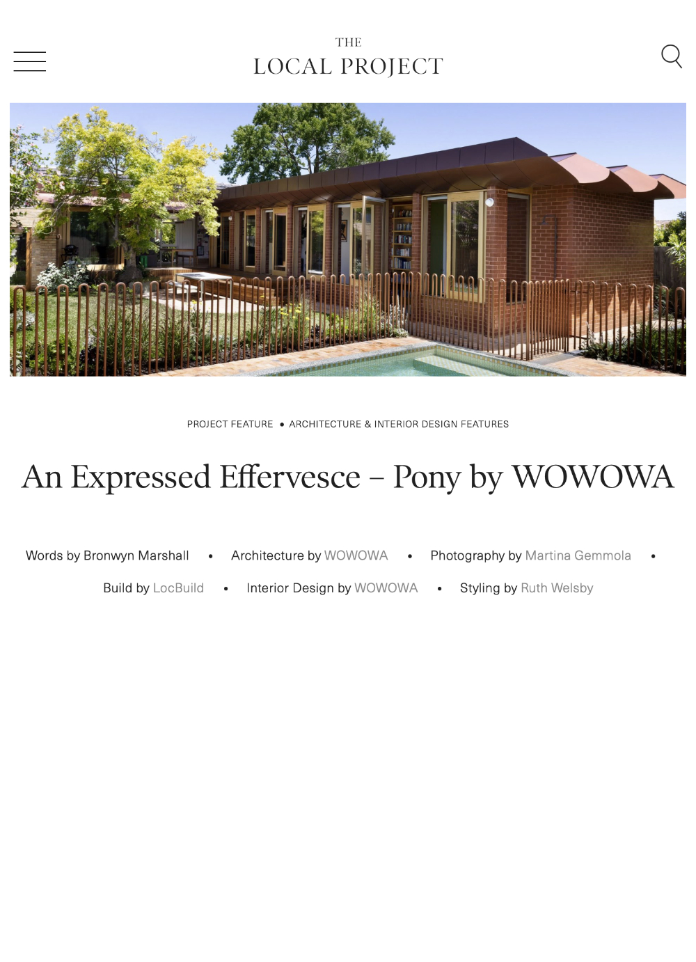 The Local Project – Pony