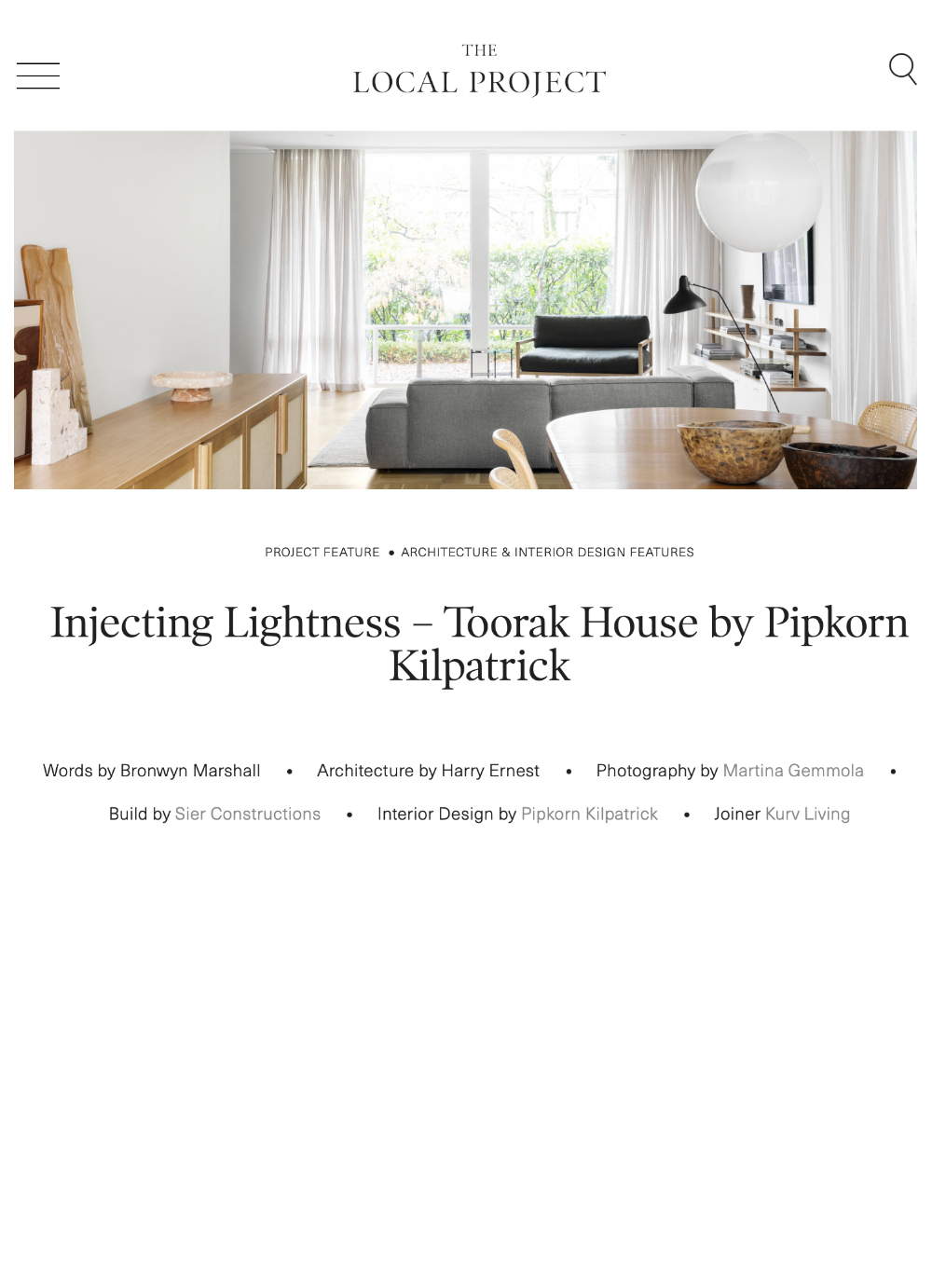 The Local Project – Toorak House